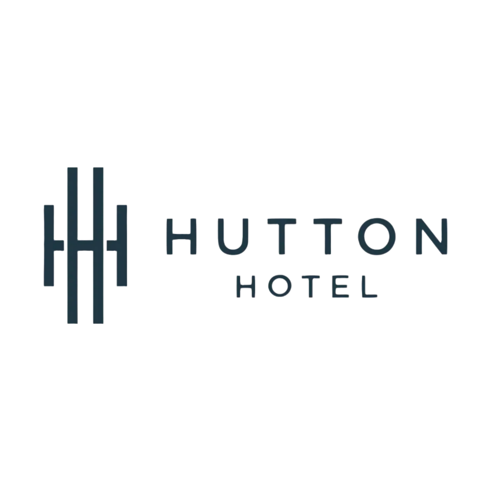 Hutton Hotel logo on a white background